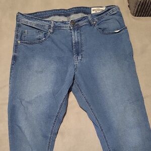 Buffalo David Bitton Men's Relaxed Blue Jeans